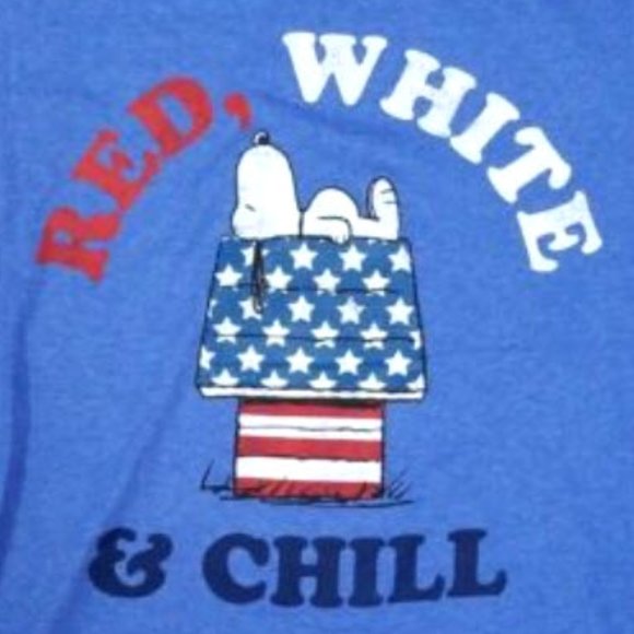 Peanuts Snoopy Patriotic Unisex T-Shirt - Picture 1 of 2